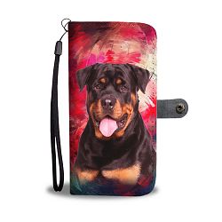 Rottweiler Dog Wallet Case- Free Shipping - LG Q8