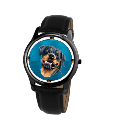 Rottweiler Fashion Unisex Wrist Watch - Free Shipping - 38mm