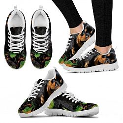 Rottweiler Dog-Running Shoes For Women-Free Shipping - Women's Sneakers - White - Rottweiler Dog-Running Shoes For Men And Women-Free Shipping / US7 (EU38)