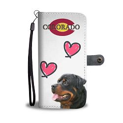 Rottweiler Print Wallet Case-Free Shipping-CO State - Google Pixel XL