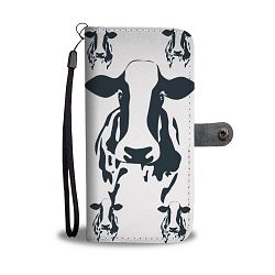 Sketch of Cow Print Wallet Case-Free Shipping - Samsung Galaxy S8 PLUS
