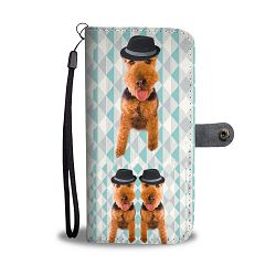 Welsh Terrier Dog Print Wallet Case-Free Shipping - iPhone 7 / 7s