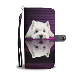 West Highland White Terrier (Westie) Dog Print Wallet Case-Free Shipping - Samsung Galaxy A7