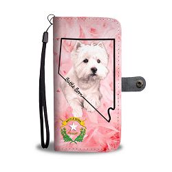 West Highland White Terrier Print Wallet Case-Free Shipping-NV State - Samsung Galaxy S4