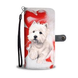 West Highland White Terrier Wallet Case- Free Shipping - HTC Bolt