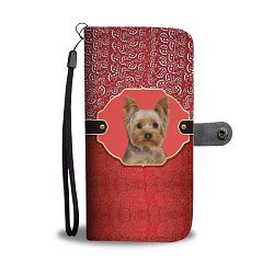 Yorkshire Terrier (Yorkie) On Red Print Wallet Case-Free Shipping - Xiaomi Mi Mix 2