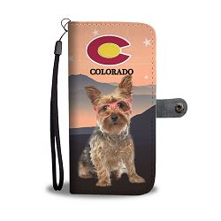 Yorkshire Terrier (Yorkie) Print Wallet Case-Free Shipping-CO State - Motorola Droid Turbo 2