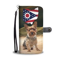 Yorkshire Terrier (Yorkie) Print Wallet Case-Free Shipping-OH State - iPhone 7 / 7s