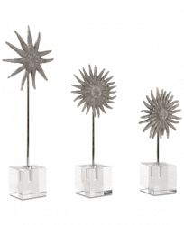 Uttermost Sunflower Starfish Sculptures Set of 3