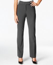 Jm Collection Petite Tummy-Control Extend-Tab Curvy-Fit Pants, Created for Macy's