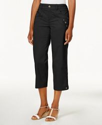 Style & Co Tab-Pocket Capri Pants, Created for Macy's
