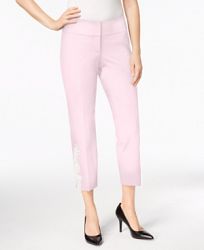 Alfani Applique Ankle Pants, Created for Macy's