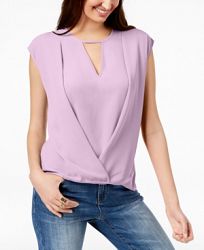 I. n. c. Keyhole Crossover Top, Created for Macy's