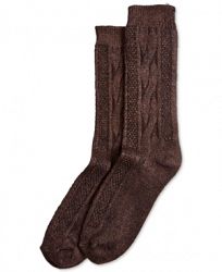 Hue Cable-Knit Boot Socks