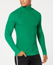 I. n. c. Men's Ribbed Turtleneck Sweater, Created for Macy's