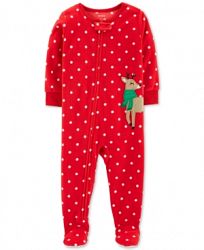 Carter's Toddler Boys & Girls Fleece Reindeer Pajamas