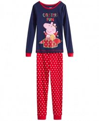 Peppa Pig Toddler Girls 2-Pc. Cotton Pajamas Set
