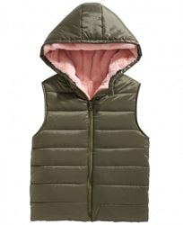 Epic Threads Big Girls Hooded Puffer Vest, Created for Macy's