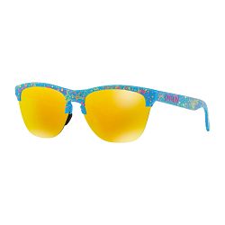 Frogskins Lite - Splatter Sky Blue - Fire Iridium Lens Sunglasses