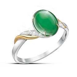 Empress Women's Burmese Jade Ring