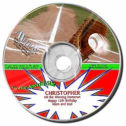 Personalized Sports Broadcast Audio CDs