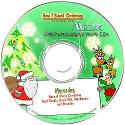 How I Saved Christmas Personalized Kids CD