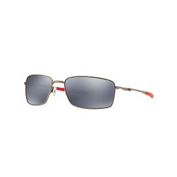Square Wire - Light - Black Iridium Polarized Lens Sunglasses-No Color