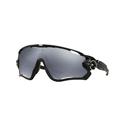 Jawbreaker - Polished Black - Black Iridium Polarized Lens Sunglasses-No Color