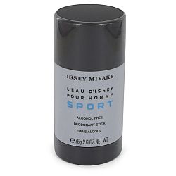 L'eau D'issey Pour Homme Sport Deodorant 77 ml by Issey Miyake for Men, Alcohol Free Deodorant Stick