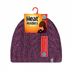 Heat Holders Ladies Knit Toque - Purple