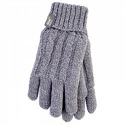 Heat Holders Ladies Knit Gloves - Grey - Small