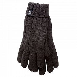 Heat Holders Ladies Knit Gloves - Black - Large