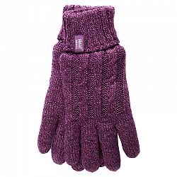 Heat Holders Ladies Knit Gloves - Purple - Small
