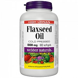 Webber Naturals Flaxseed Oil 1000mg - 180's