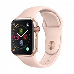 Apple Watch Series 4 - GPS + Cellular - 40mm - Gold/Pink Sport Band - MTUJ2VC/A