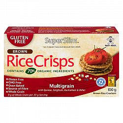 SuperSlim Brown Rice Crisps - Multigrain - 100g