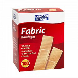 London Drugs Fabric Bandages - 100's