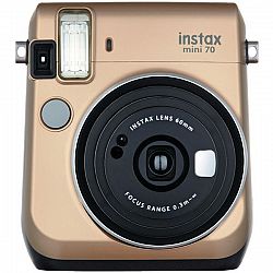 Fujifilm 16513920 instax mini 70 Instant Camera (Stardust Gold)