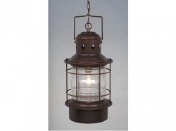 OD37006BBZ - Vaxcel Lighting - Nautical 10 Outdoor Pendant Burnished Bronze Finish with Clear Glass - Nautical