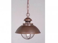 OD21506BBZ - Vaxcel Lighting - Nautical - 10 Outdoor Pendant Burnished Bronze Finish with Seeded Glass - Nautical