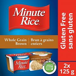 Minute Rice Minute Rice Whole Grain Brown Rice Cups, 250 G