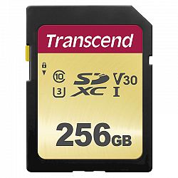 Transcend 500S 256GB SDXC Memory Card - TS256GSDC500S