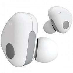 iEssentials IEN-BTEHL-WT Halo True Wireless Bluetooth Earbuds with Microphone & Charging Case