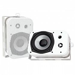 Pyle(R) PDWR40W 5.25 Indoor-Outdoor Waterproof Speakers (White)