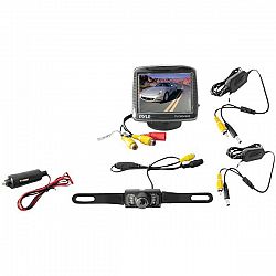 Pyle(R) PLCM34WIR 3.5 Wireless Backup Camera & Monitor System with Night Vision