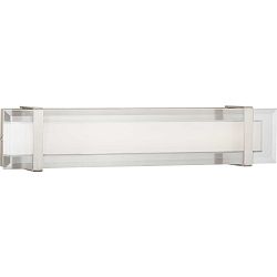 P300152-009-30 - Progress Lighting - Miter - 24 Inch 36W 1 LED Bath Vanity Brushed Nickel Finish with Clear Glass - Miter