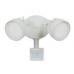 20785LED-WH - Access Lighting - Guardian - 11.5 Inch 21W 2 LED Outdoor Spotlight with Motion Sensor White Finish - Guardian