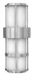 1909SS-GU24 - Hinkley Lighting - Saturn - 20.5 Outdoor Wall Mount 18W GU24 Stainless Steel Finish with Etched Opal Glass - Medium Base Lamping - Saturn