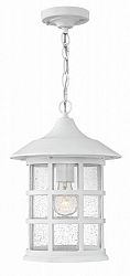 1802CW-GU24 - Hinkley Lighting - Freeport - 14 One Light Outdoor Hanging Lantern 26W GU24 Classic White Finish with Clear Seedy Glass -