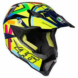 Agv AX-8 Evo Soleluna 2016 Helmet-Yellow-Green-Blue-2XL